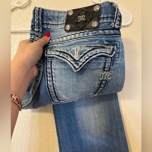 Miss Me Medium Blue Boot Cut Jeans